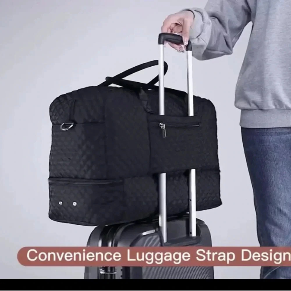 🦋Large Women Travel Duffle Bag - Carry on Overnight Bag Weekend Travel bag - Picture 13 of 14